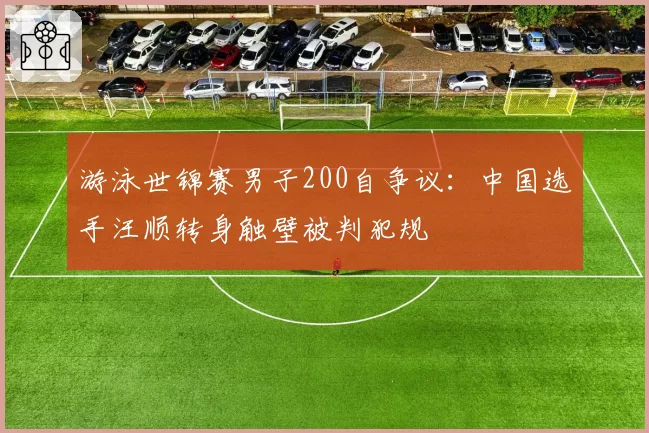 游泳世锦赛男子200自争议:中国选手汪顺转身触壁被判犯规
