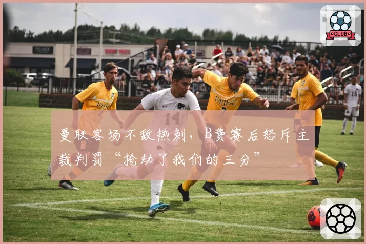 曼联客场不敌热刺，B费赛后怒斥主裁判罚“抢劫了我们的三分”